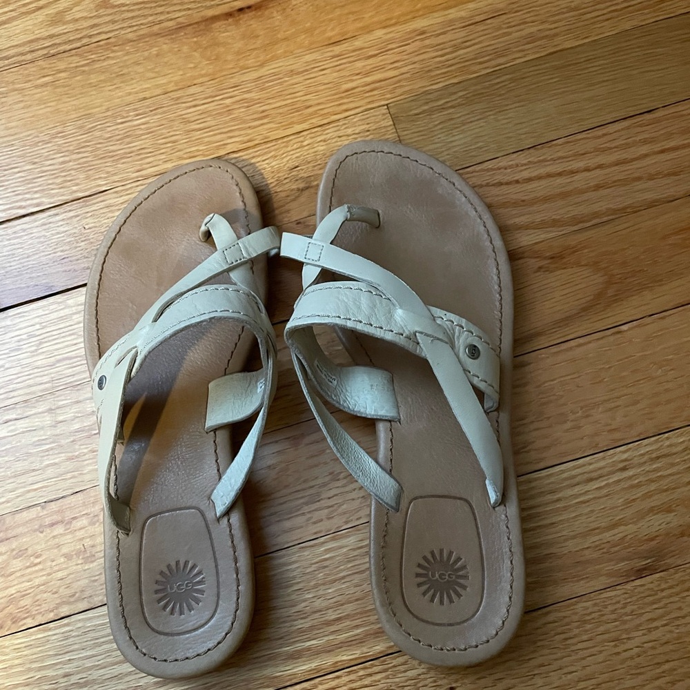 UGG Cream Sandals for Effortless Style